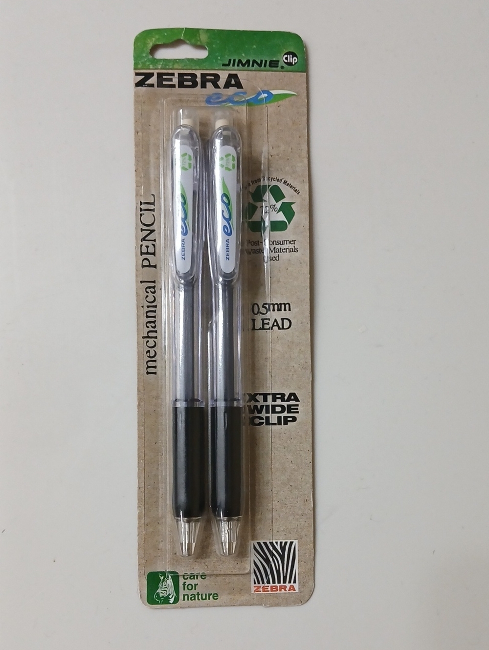 Zebra 0.5mm Mechanical Pencil Set: Model Number 54612 New/Sealed Retail Package